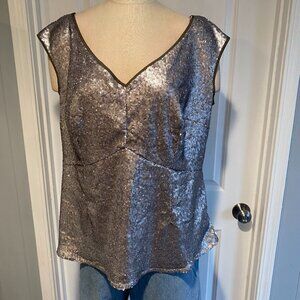 eShakti Sequin Top Silver Size 20